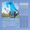 32Inch 100% Pure Carbon Arrow - Pure Carbon Professional Hunting Arrows, .003 Standard Straightness, for Compound Bow with 100 Grain Hunting Broadheads Tips (12, Red & White Vanes, Spine 700) view 2