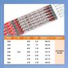32Inch 100% Pure Carbon Arrow - Pure Carbon Professional Hunting Arrows, .003 Standard Straightness, for Compound Bow with 100 Grain Hunting Broadheads Tips (12, Red & White Vanes, Spine 700) view 4