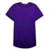 EALER BJ80 Series Mens Baseball Jersey Button Down Shirts Short Sleeve Hipster Hip Hop Sports Uniforms Purple view 4