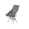 Camping Chair, Fishing Chair, Wide Band Mesh Camping Chair, Cooling Mesh Back (Gray) view 1