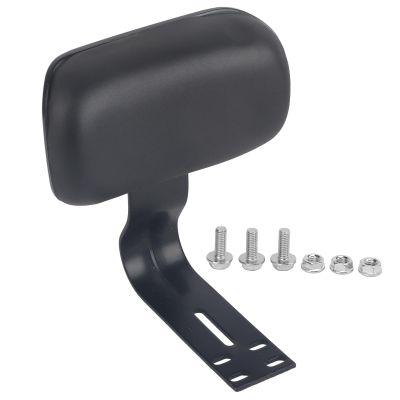 Majatou Rear Seat Backrest, Electric Bicyclee Rear Passenger Seat Backrest with Metal Support U Shape Comfortable Black for Bike, Electric and Motorcyclee