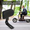 Majatou Rear Seat Backrest, Electric Bicyclee Rear Passenger Seat Backrest with Metal Support U Shape Comfortable Black for Bike, Electric and Motorcyclee view 3