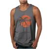 Generic Men's Tank Shirts Mens Graphic Tank Tops Summer Hawaiian Beach Sleeveless Basic Tank Shirt Funny Palm Tree Print Graphic Tee Shirts Mens Workout Tank Tops Dark Gray L view 2