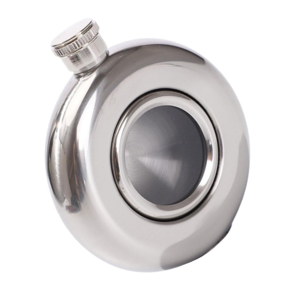 DECHOUS 1pc Portable Stainless Steel Wine Flask Leak Wine Storage Pot for Outdoor Adventures Travel and Camping and Compact Design for Lovers