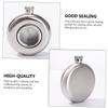 DECHOUS 1pc Portable Stainless Steel Wine Flask Leak Wine Storage Pot for Outdoor Adventures Travel and Camping and Compact Design for Lovers view 3