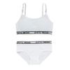 NineFit Basics Matching Girls Underwear Set Crop Cam Training Bras Hipster Panty Girls Seamless Sports Bralette and (White, One Size) view 1
