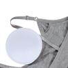 NineFit Basics Matching Girls Underwear Set Crop Cam Training Bras Hipster Panty Girls Seamless Sports Bralette and (White, One Size) view 3