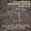 CAMPINGMOON Collapsable Cooking Stand Trivat Stainless Steel for Campfire Open Fire Camping Outdoor MT-3-ST view 2