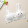 Seamless Training Bras for Girls-Sports Bra, Fitness Bra, Padded Everyday Bra Bralette,Teen Crop Cam (White, One Size) view 2