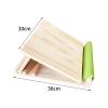 Duiaynke Wooden Slant Board Adjustable Ankle Incline Exercise Board Calf Stretching Board Wedge Workout Board for Home Gym (Flat) view 2