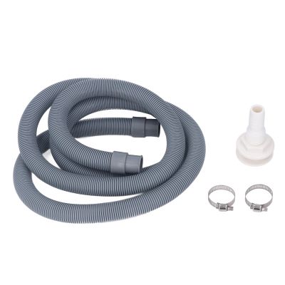 3/4in Bilge Pump Mounting Kit Hose Connection Set with 6ft PVC Hose Kink Proof Construction Water Evacuation Parts for Marine Boat Yachts