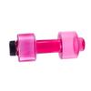 Yardwe Dumbbell Water Bottle for Sports Durable Plastic Fitness Hydration Container Leakproof and Lightweight for Exercise and Travel Rosy view 1
