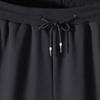 Mens Casual Zipper Pockets Shorts Athletic Running Workout Short Pants Classic Fit Drawstring Gym Short (Black,XX-Large) view 3