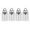 4 Pcs Sunshade Top Eye End Cap Stainless Steel External Eye End Cap Rustproof Boat Awning Components Fittings for Yacht view 1