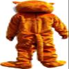 New Vivid Orange Tiger Mascot Costume Adult Size for Men & Women with Built-in Fan Inside the Head view 4