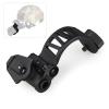 Hanlong Tactical PVS-14 Dovetail J-arm Bracket Aluminum Alloy Curved Arm Mount for Helmet Single-Tube NVG L4G24 Mount, Black