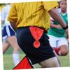 WHAMVOX 2pcs Enhance Fairness Soccer Penalty Flags Referee Flag Football Set Accurate Penalty Calls Versatile Sports Party Supplies view 3