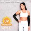 Luwint UV Sun Protection Arm Sleeves, Sport Sunblock Ice Cooling Cover for Men and Women (4 Pairs(black+white), Size Up(L-XL)) view 2
