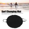 Locadence Wetsuit Changing Mat, Pull Rope Retraction Oxford Cloth Waterproof Dry Bag with Small Internal Pocket for Swimming, Surfing, Kayaking, Rock Climbing, Fishing (Black) view 2