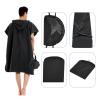 Locadence Wetsuit Changing Mat, Pull Rope Retraction Oxford Cloth Waterproof Dry Bag with Small Internal Pocket for Swimming, Surfing, Kayaking, Rock Climbing, Fishing (Black) view 3