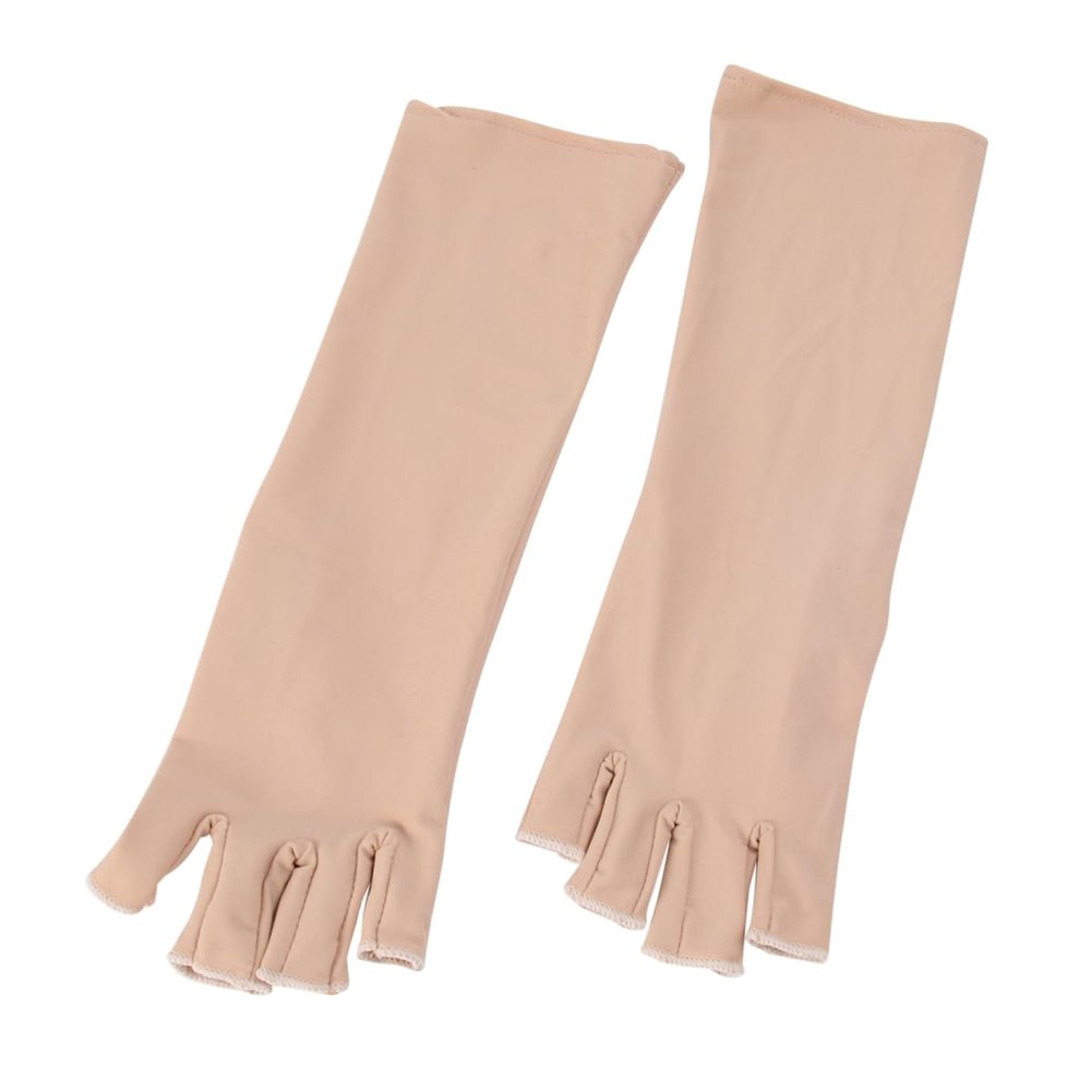WHAMVOX 1pair Cooling Arm Sleeves Breathable Sun Block Oversleeves for Outdoor Activities and Stretchy Protective Arm Covers for Riding Fishing Gardening