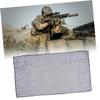 KOMBIUDA Camouflage Mesh Wrap Scarf for Outdoor Sports Windproof Sand Protection for Jungle Activities Multi-functional Neck Veil Black for Camping Hiking and Cycling view 4