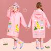 NineFit Basics Rain Poncho Kids,Toddler Poncho with Hood,Waterpoo Rain Jacket Coat,3D Cartoon Children Rainwear for (Pink, 7-8 Years) view 2