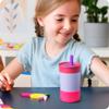Bluwing Silicone Boot for Owala Kids Water Bottle 14/16 oz, Anti-Slip Protective Sleeve for Owala Kids Tumbler 12OZ, Stanley Cup 20-40oz(Yellow) view 3