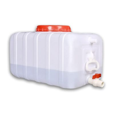 SHENJIA Large Plastic Water Storage Tanks Emergency Water Storage 50L/80L/110L/200L Camping & Hiking Water Container, Multifunctional Tank