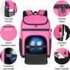 Ciihars Bowling Backpack, Single Bowling Ball Bag with Shoe Bag Up to Size 16 & Protective Foam Padded, Accessories Gifts, Bag with Padded Ball Holder(HOT PINK) view 2