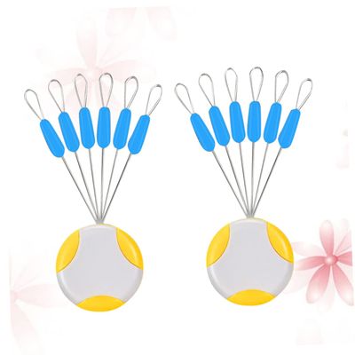WHAMVOX 20pcs Set of Silicone Fishing Beads Buoy Sea Fishing Accessories Nightlight Buoy Fishing Line Stopper for Deep Drop Rigs and Night Fishing Random Color
