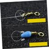 WHAMVOX 20pcs Set of Silicone Fishing Beads Buoy Sea Fishing Accessories Nightlight Buoy Fishing Line Stopper for Deep Drop Rigs and Night Fishing Random Color view 3