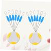 WHAMVOX 20pcs Set of Silicone Fishing Beads Buoy Sea Fishing Accessories Nightlight Buoy Fishing Line Stopper for Deep Drop Rigs and Night Fishing Random Color view 4