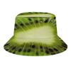 Fruits Kiwi Bucket Hat for Men Women Funny Food Summer Beach Fishing Packable Outdoor Sun Fisherman Hat Fashion Retro view 1