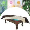 MOUNW Pool Table Dust Cover, Heavy Duty Snooker/Billiard Pool Table Cover, Leather Pool Table Cover, Durable Anti-UV Dustproof Waterproof, 230 * 129 * 17cm, Brown view 3