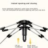Camping Tent, Compact Portable Pop Up Tent, Family Tent with Carry Bag, Quad Side Wind 2 Doors + 4 Screens for Camping, Parking, Picnic, Outdoor Gear ( Size : 82.6x82.6x55.1 inches/210x210x140 cm ) view 4