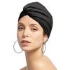 Women Fashion Swim Cap Fabric Long Short Hair Swimming Cap Turban Bathing Swimming Hat Non-Waterproof Swimmer Cap view 1