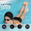 Women Fashion Swim Cap Fabric Long Short Hair Swimming Cap Turban Bathing Swimming Hat Non-Waterproof Swimmer Cap view 3