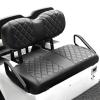 NOKINS Golf Cart ET Diamond Seat Cover for EZGO Freedom TXT/T48 2014+ Golf Carts, No Stapler Required, Golf Cart Vinyl Replacement Seat Cover Black Stitching view 1