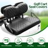 NOKINS Golf Cart ET Diamond Seat Cover for EZGO Freedom TXT/T48 2014+ Golf Carts, No Stapler Required, Golf Cart Vinyl Replacement Seat Cover Black Stitching view 2