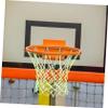 Yardwe Sturdy Basketball Net Replacement for Outdoor Hoops Wear-Resistant Design for Schools and Recreation Green Glow Effect view 3