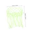 Yardwe Sturdy Basketball Net Replacement for Outdoor Hoops Wear-Resistant Design for Schools and Recreation Green Glow Effect view 4
