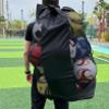 LinaLife 15+ balls Extra Large Sports Ball Bag Mesh Socce Ball Bag Heavy Duty Drawstring Bags Team Work for Holding Basketball, Volleyball, Baseball, Swimming Gear Sports equipment with Shoulder Strap view 1