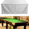 MOUNW Pool Table Cover Hard Top,7 8 9 Ft 420D Oxford Cloth Billiard Table Covers Heavy Duty Waterproof Fitted Pool Table Cover Fabric Durable Uv Protection Dust Storage Cover,Silver-9ft:113x61x32in view 1