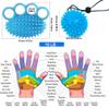 Finger Exerciser Training Ball Hand Grip Strengthener Trainer Squeeze Balls, Finger and Wrist Physical Therapy for Elderly Stroke Recovery, Anxiety Stress Relief, Arthritis, Carpal Tunnel, Massage view 3