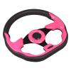 Spaorcco Pink Golf Cart Steering Wheel Universal Fit Yamaha EZGO RXV & TXT, Club Car DS, Club Car Precedent Tempo with Ergonomic Design view 2