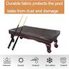 MOUNW 7FT/8FT Heavy Duty Leatherette Billiard Pool Table Cover, Water Furniture Cover Billiards Pection Furniture Cover, Billiard, Snooker & Pool Table Covers, Brown view 3