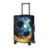 LZQPOEAS Travel Luggage Cover Suitcase Cover Suitcase Protector Cool soccer ball Luggage Washable Baggage Cover Elastic Anti-Scratch Suitcase Case Protector for Adult Personalized Suitcase view 1