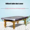 MOUNW 12FT Snooker Billiard Pool Table Maintaining Water-Proof Silver Color PVC Cloth Cover Tool (Color : Silver, Size : 8ft) view 2