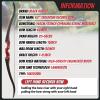 HANDBAIGE Black Hunter 60'' Left Hand Archery Recurve Bow and Arrows Set with Paper Target for Adults Outdoor Hunting Red Recurve Bow Kit (50lbs) view 4